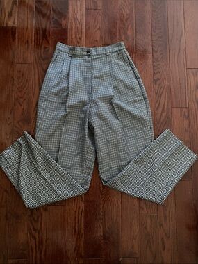 TaylorMade Black & White Checked Women's Trousers